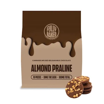 Product IKT Fully Baked - Almond Praline Discs 100mg