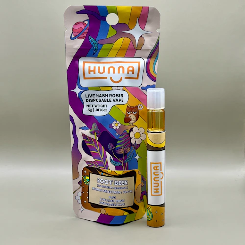 Hunna - .5g Live Rosin Disposable - Root Beer
