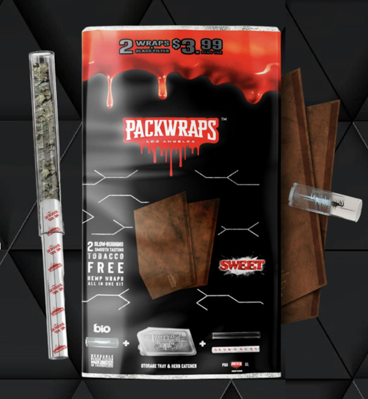 Photo of Packwraps – Twisted Hemp – 2pk. -Strawberry Vanilla
