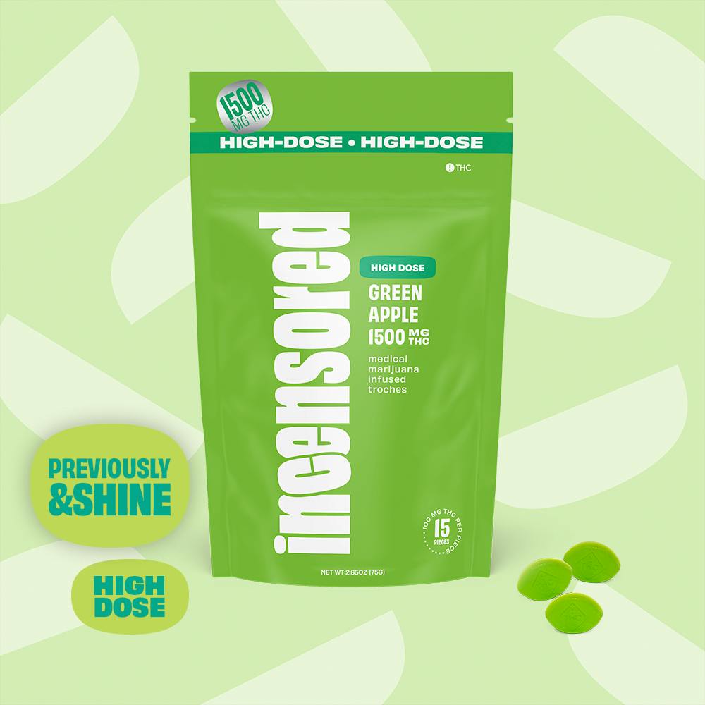 Green Apple Troches 15ct/100mg