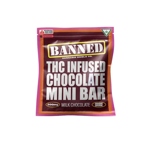 Banned - 200mg Mini Chocolate - Milk Chocolate