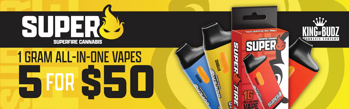 Superfire 1g Disposable - 5/$50