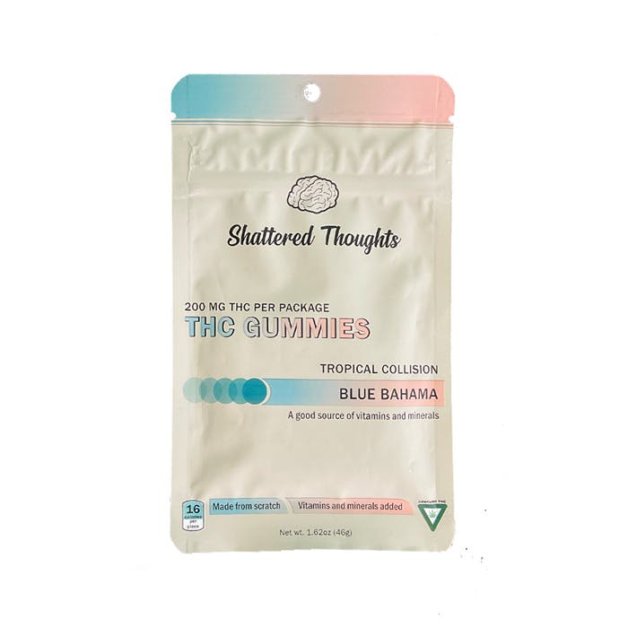 Shattered Thoughts - 100mg Gummies - Blue Bahama