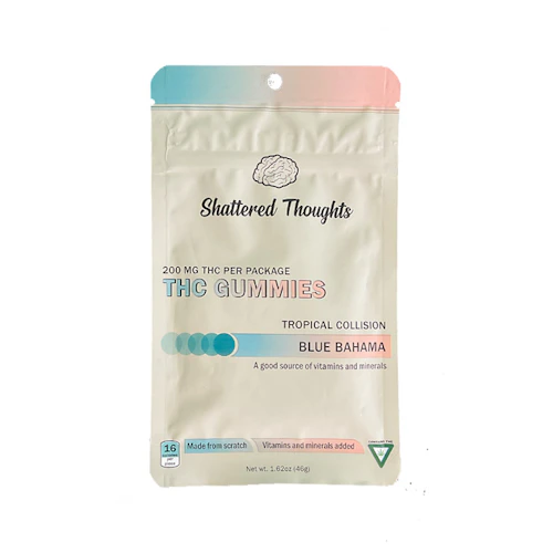 Shattered Thoughts - 100mg Gummies - Blue Bahama
