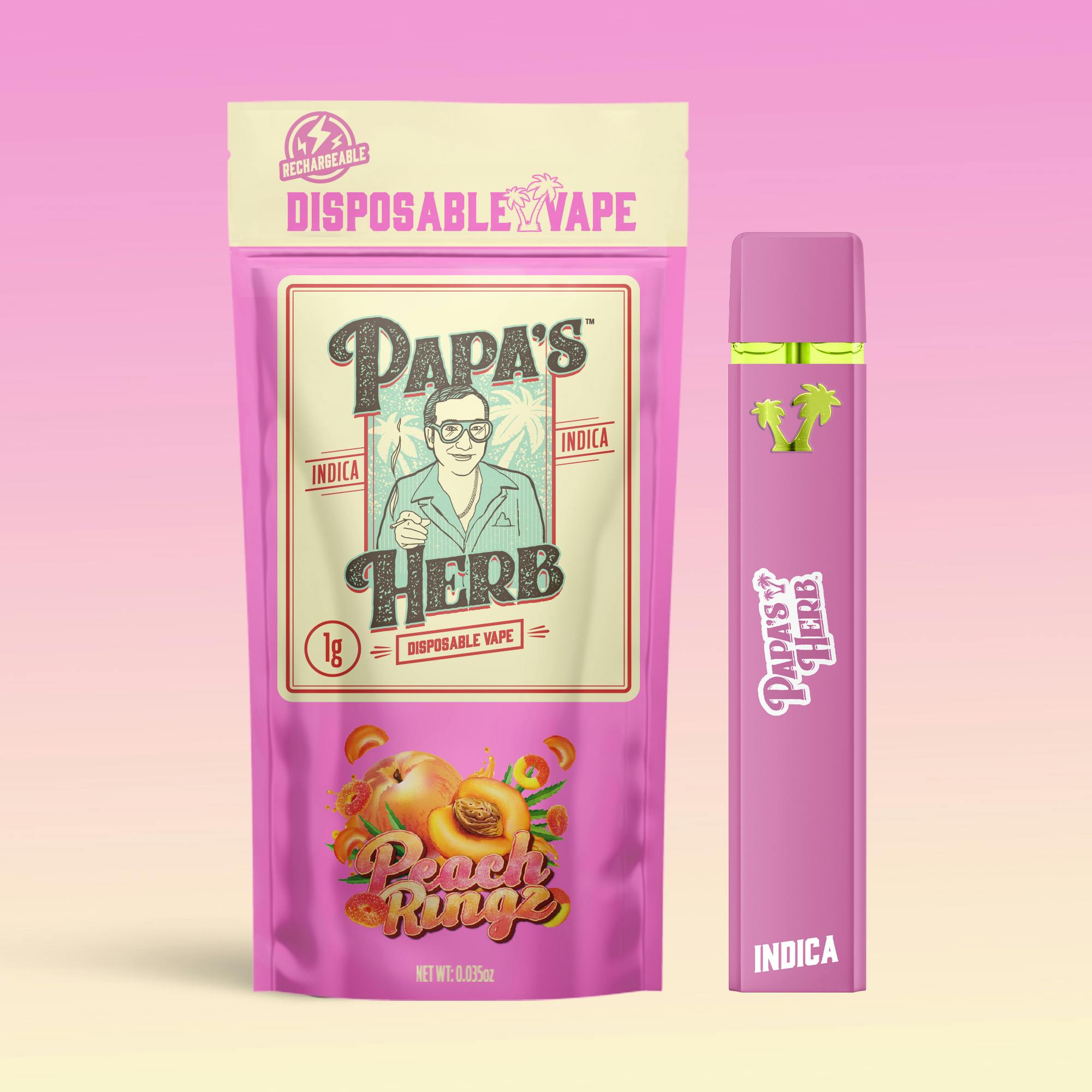 Disposable Vape - Peach Ringz - Bud's Goods