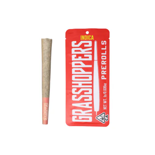 Grasshopper Preroll Indica-1
