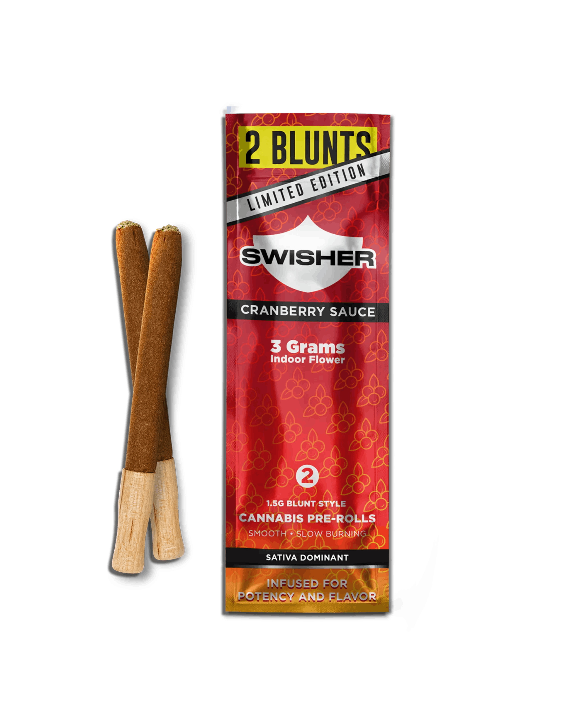 Swisher - 2-Pack 1.5g Infused Blunts - Cranberry Sauce (S)