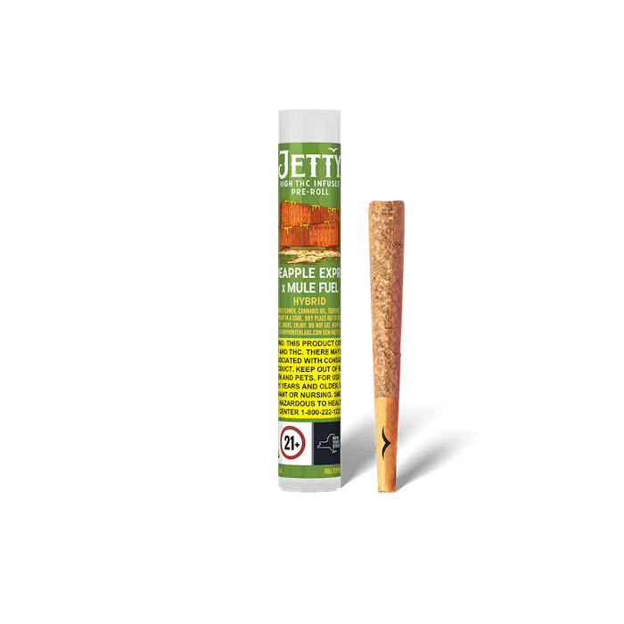 Jetty | Pineapple Express x Mule Glue | Infused High THC | Pre-Roll