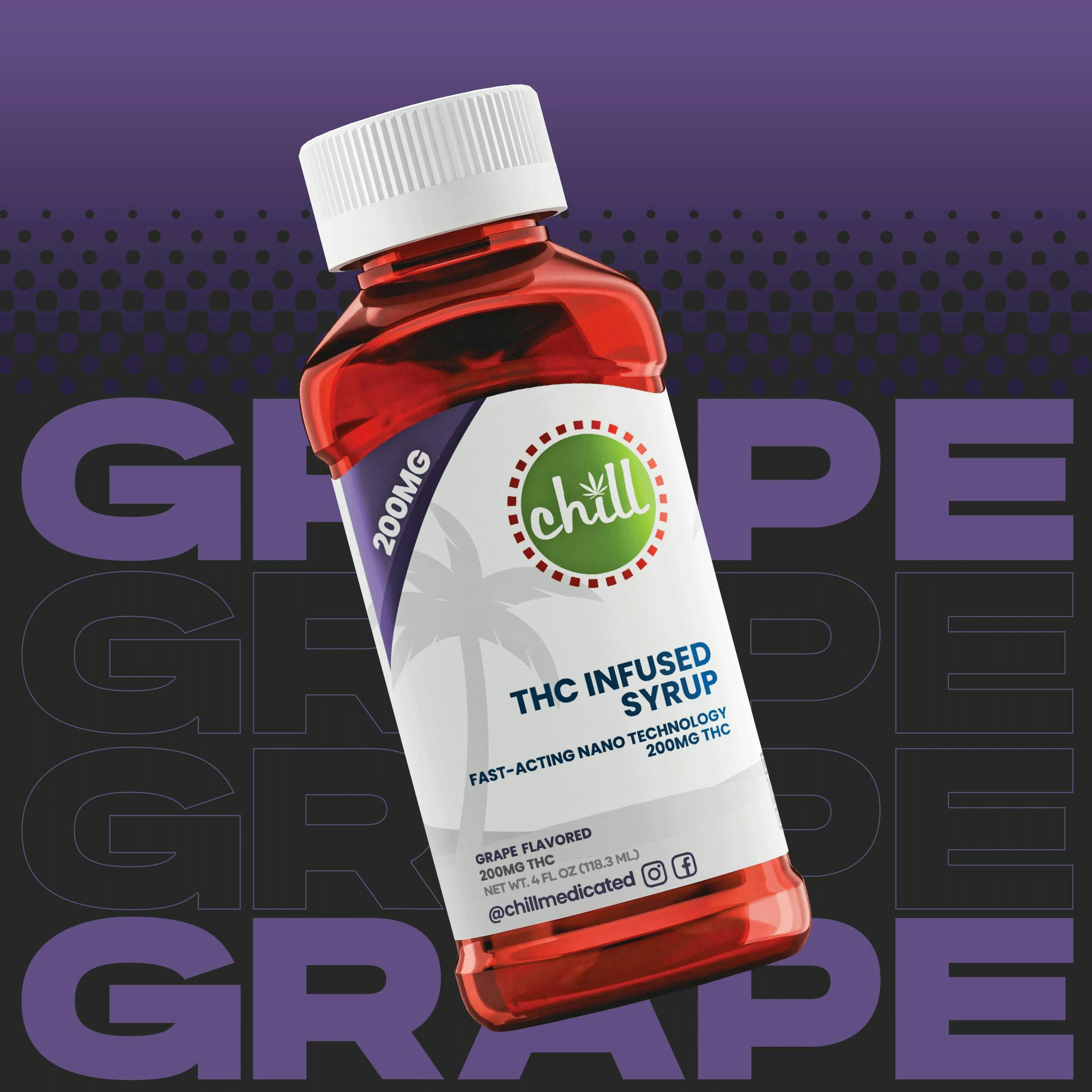 Chill Medicated - 200mg Syrup - Grape