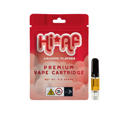 HI*AF - 1g Cart - Juicy Red Apple - CARTRIDGES by HI*AF at King of Budz