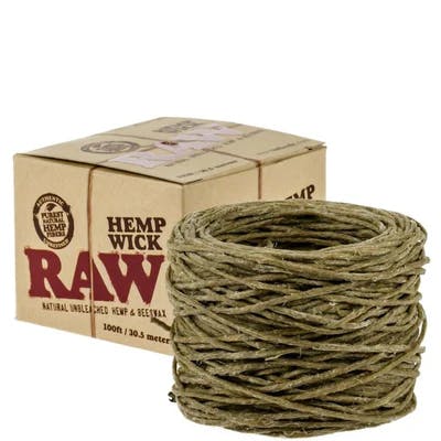 Raw - hemp wick - 100ft