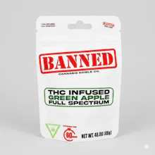 Banned - 200mg Gummies - Green Apple