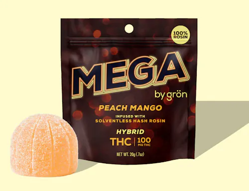 Gron | Peach Mango (MEGA) Live Rosin | 100MG-1