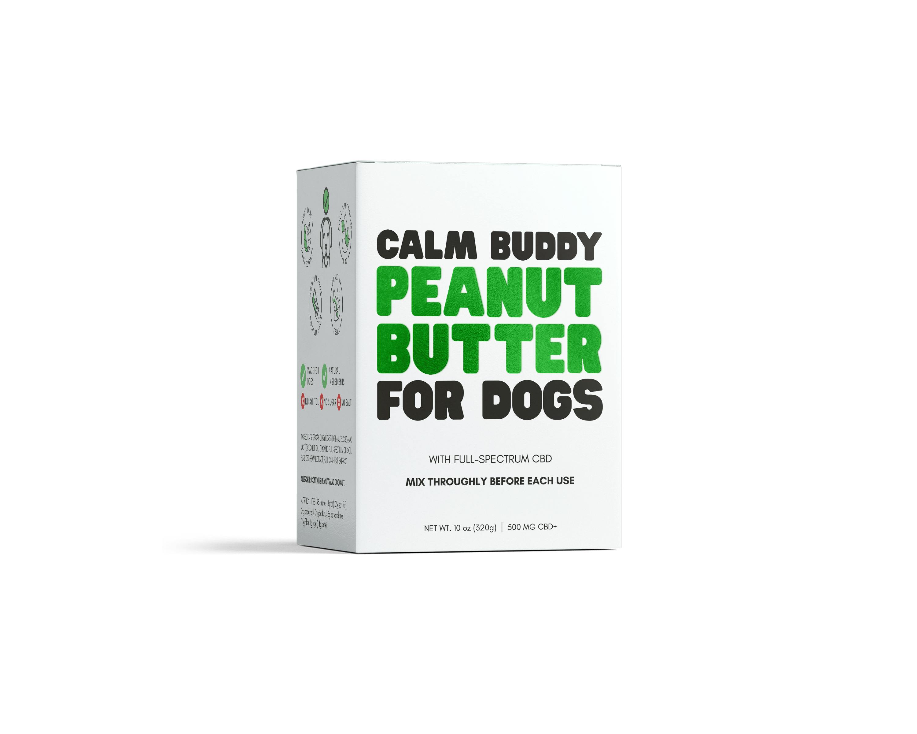 Product: CBD | Calm Buddy Peanut Butter for Dogs 500mg | Zilla's