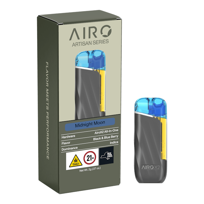 Midnight Moon | AiroX2 Blade Artisan Series Vape | 2g by Airo | Buy Online  | Treehouse Cannabis
