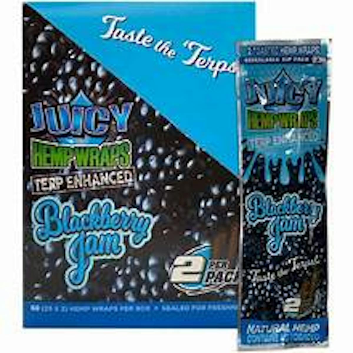 Photo of Juicy Hemp Wraps Blackberry Jam 2pk