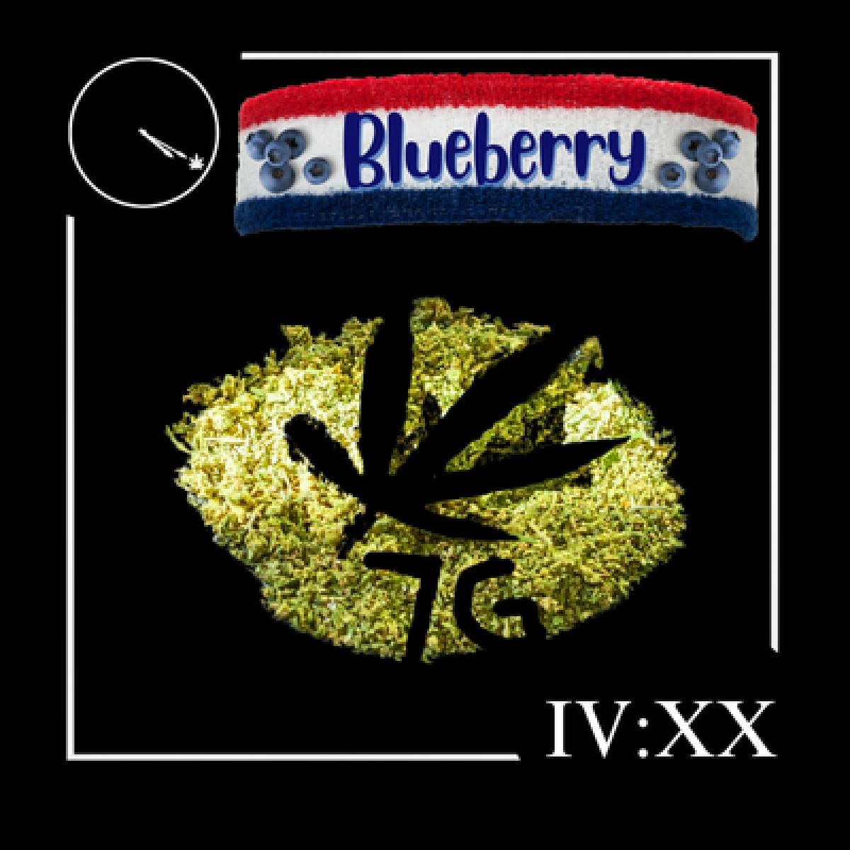 Four20 - Pre-Ground 7g - Blueberry Headband