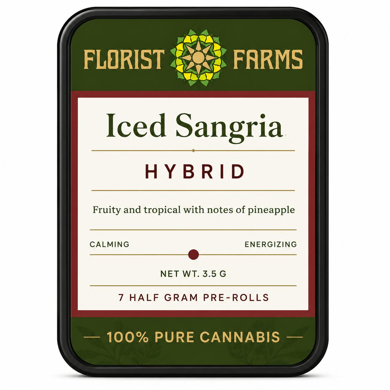 Florist Farms - 7 Pack .5g Prerolls - Iced Sangria