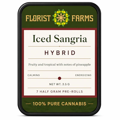 Florist Farms - 7 Pack .5g Prerolls - Iced Sangria - PRE_ROLLS by Florist Farms at King of Budz