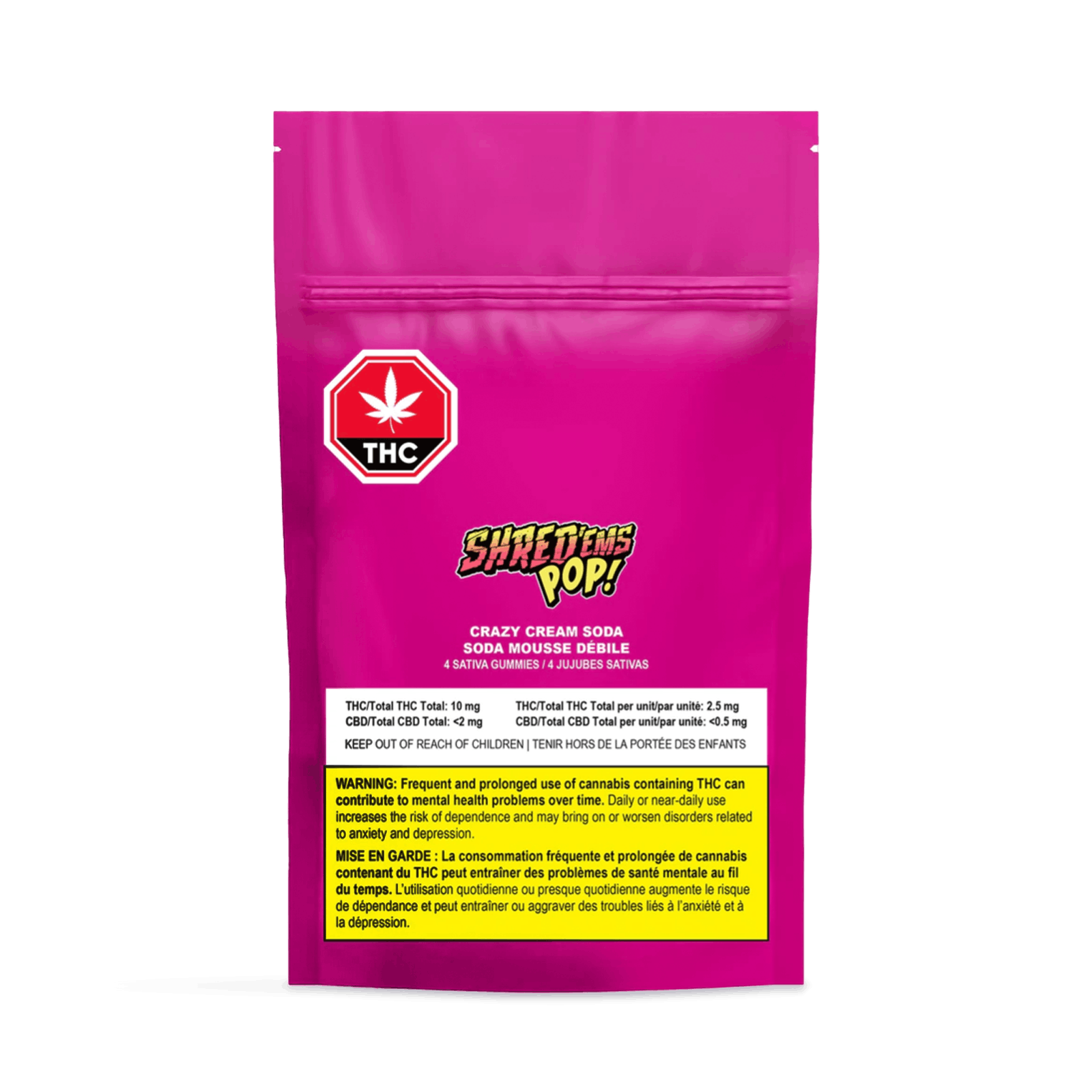 Crazy cream soda gummies 4-pack