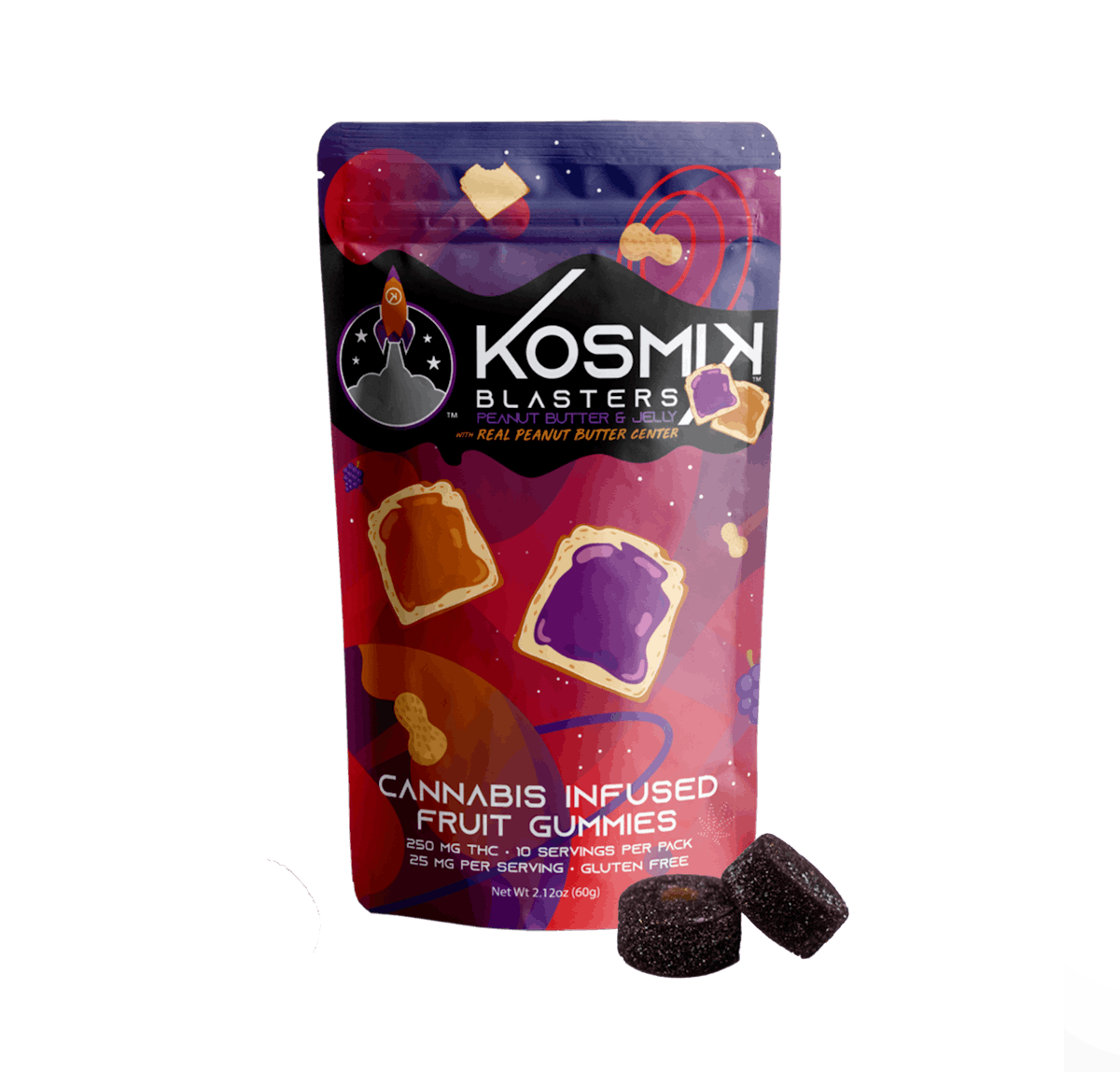 Photo of Kosmik | Peanut Butter & Jelly | 100mg