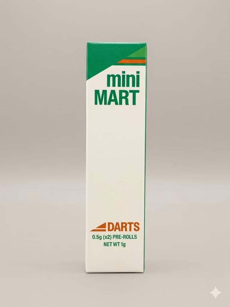 mini MART - 2 Pack 0.5g Prerolls - Khalifa Kush