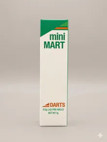 mini MART - 2 Pack 0.5g Prerolls - Khalifa Kush - PRE_ROLLS by Mini MART at King of Budz