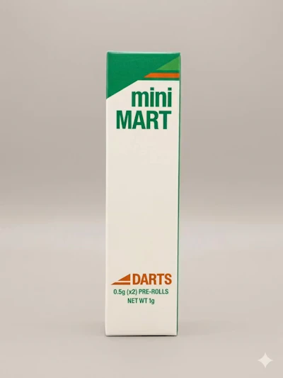 mini MART - 2 Pack 0.5g Prerolls - Afghani Kush - PRE_ROLLS by Mini MART at King of Budz