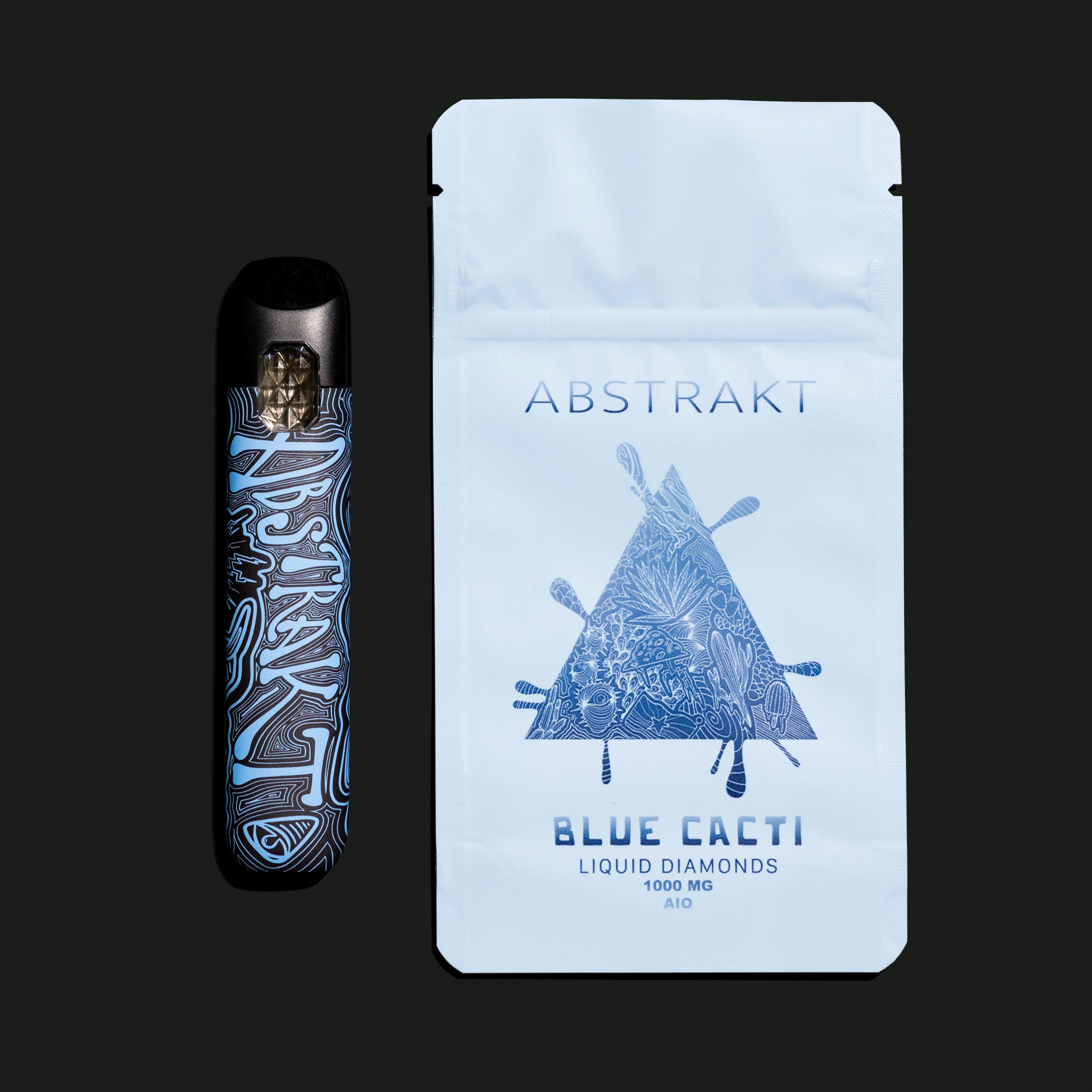 Abstrakt 1g Diamonds Disposable - Blue Cacti
