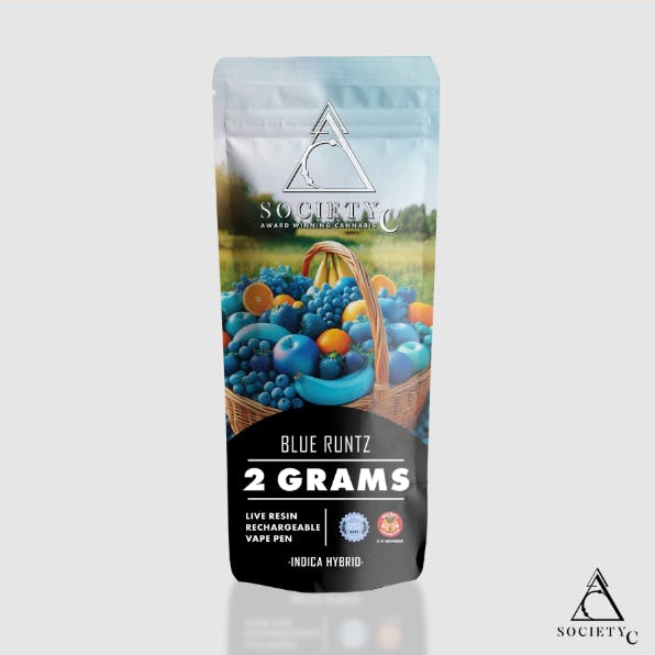 Blue Runtz | 2g | Disposable | Live Resin | Society C