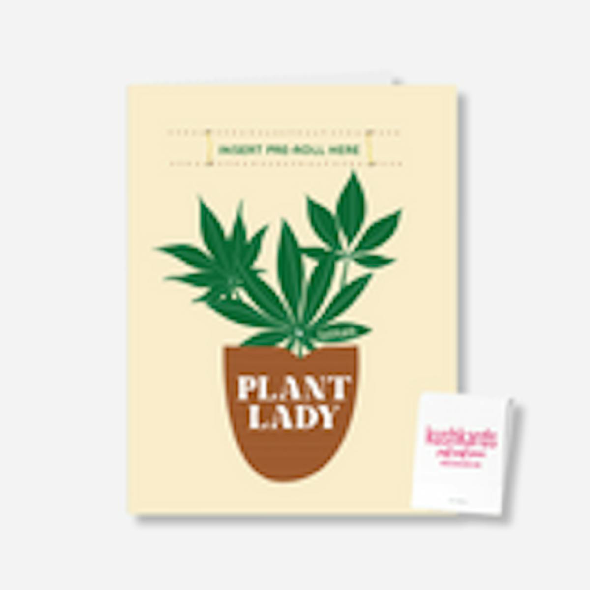 Photo of Kush Kards | Plant Lady – Greeting Card w/Matchbook