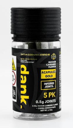 Acapulco Gold | 5 Pack | Infused Pre roll | Sativa Dominant | Dank