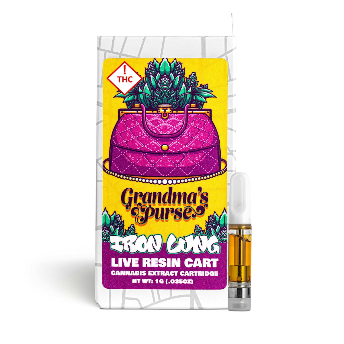 Photo of Grandma’s Purse Live Resin Cart
