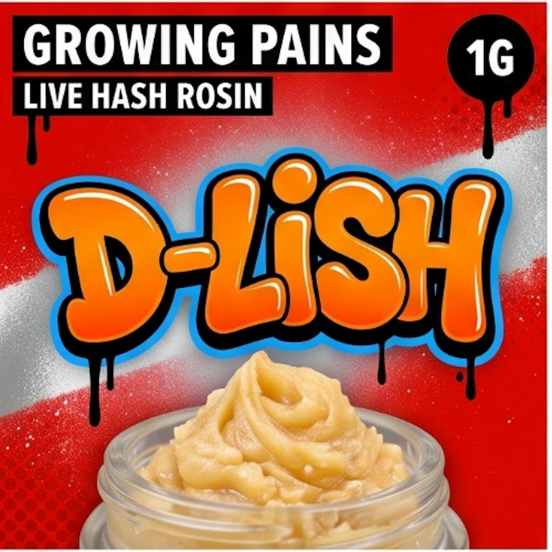 Growing Pains - D-Lish 1G Live Hash Rosin