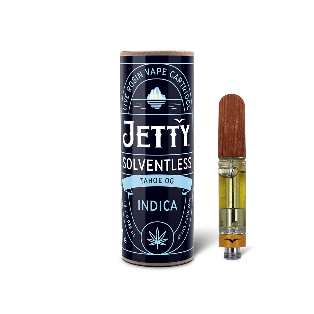 Jetty Extracts Tahoe Og | Solventless | 510 - VAPORIZERS cannabis product, 1g