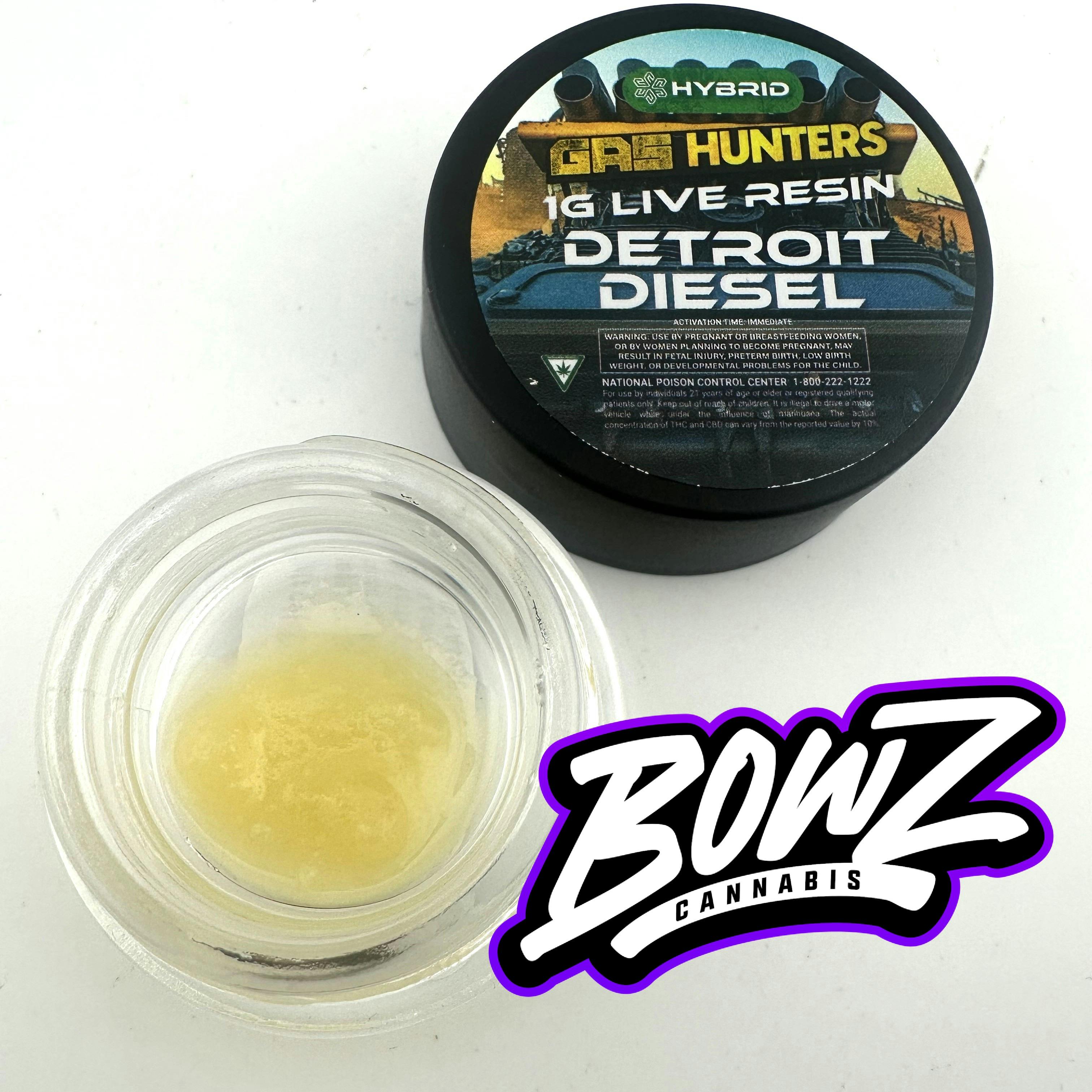 Gas Hunters - Live Resin - - Hybrid - **DETROIT DIESEL**