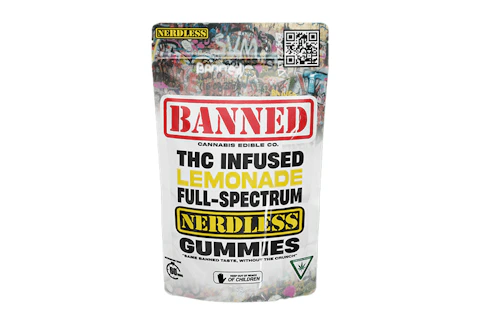 Banned - 200mg Nerdless Gummies - Lemonade