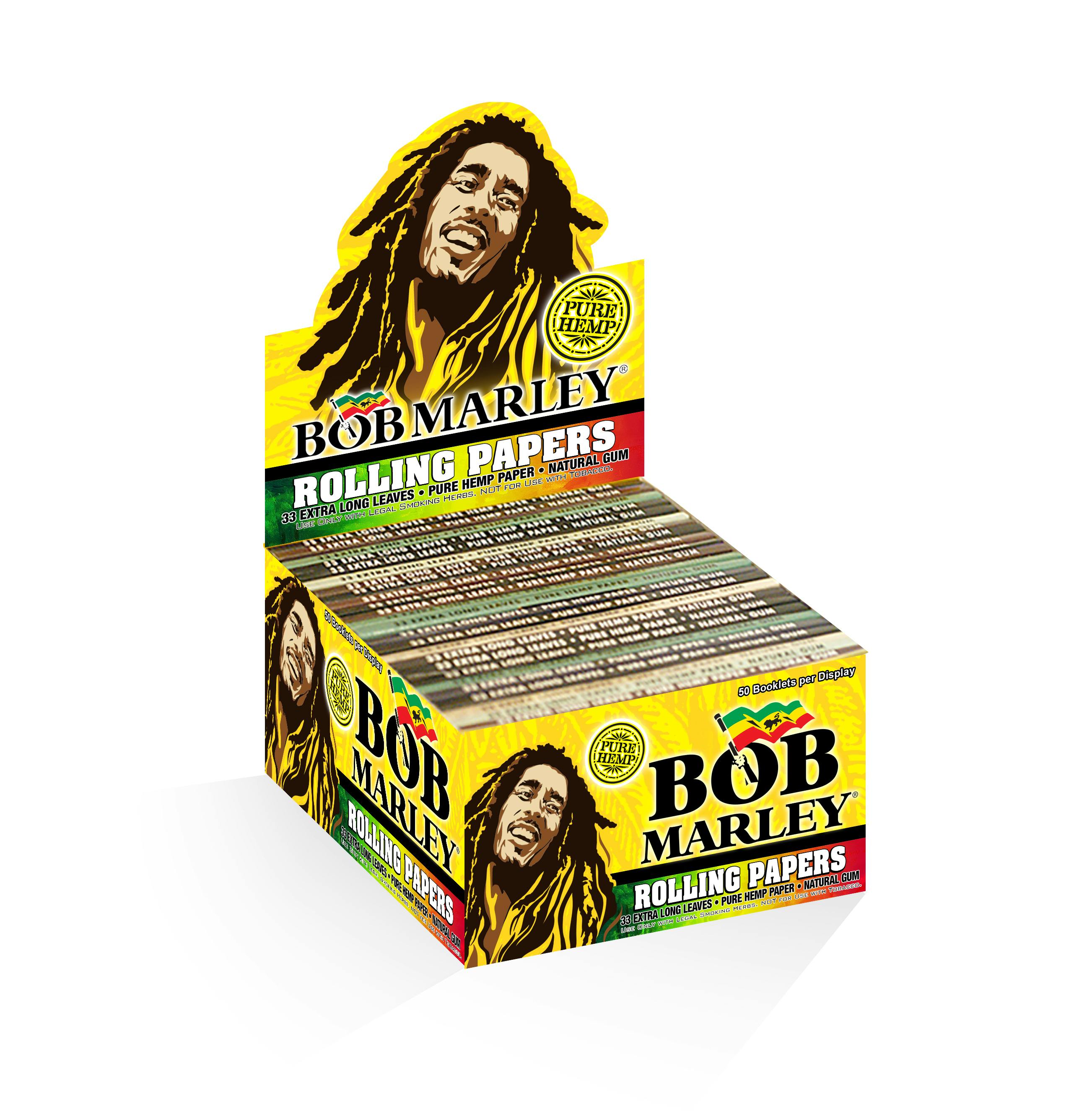 Bob Marley - King Size Rolling Papers w/Tips