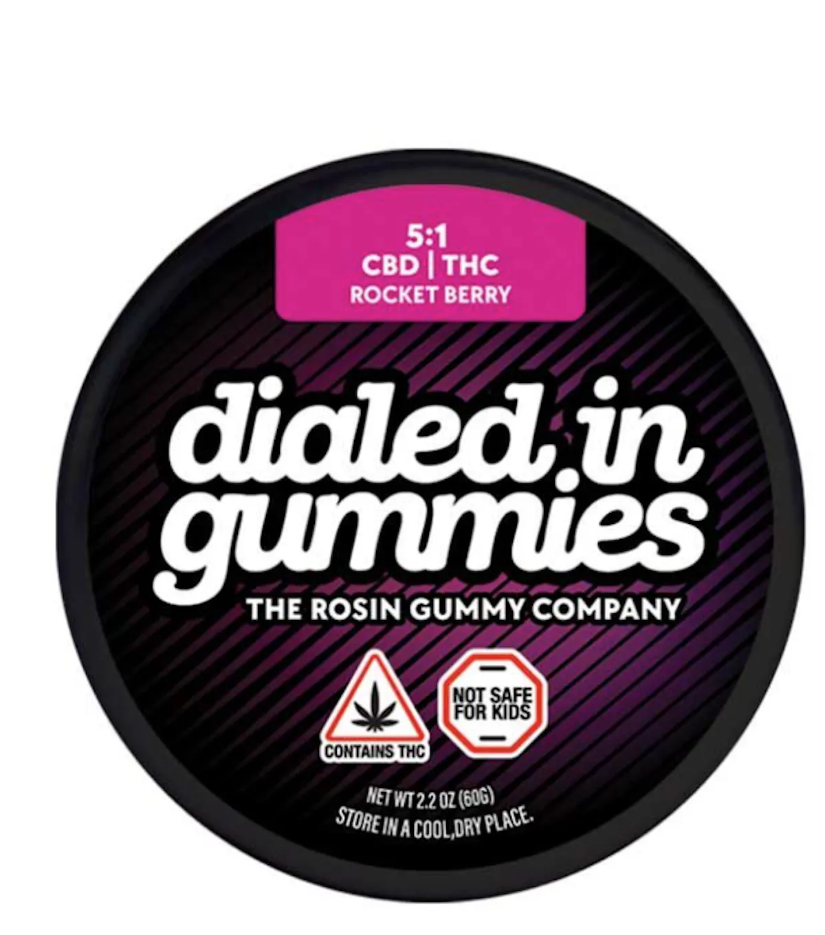 Dialed In | Innovation | Rosin Gummies | Balance | Rocket Berry | 5:1 ...