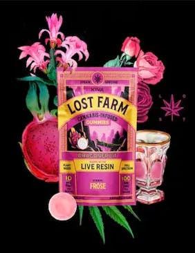 Product Lost Farm | Strawberry Lemonade x Napa | Resin Gummies | 10ct | 100mg