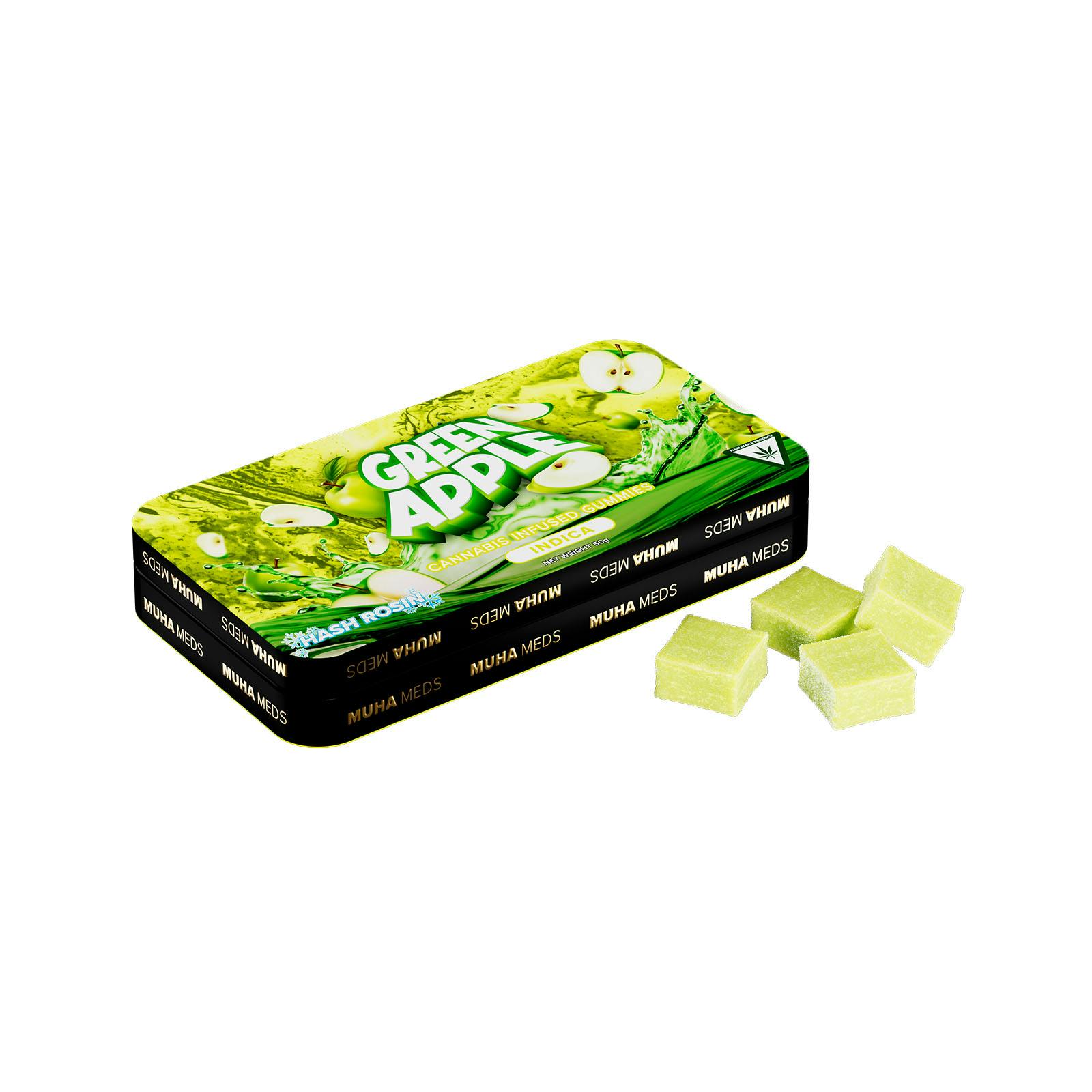 Mambas - 200mg Rosin Gummies - Green Apple