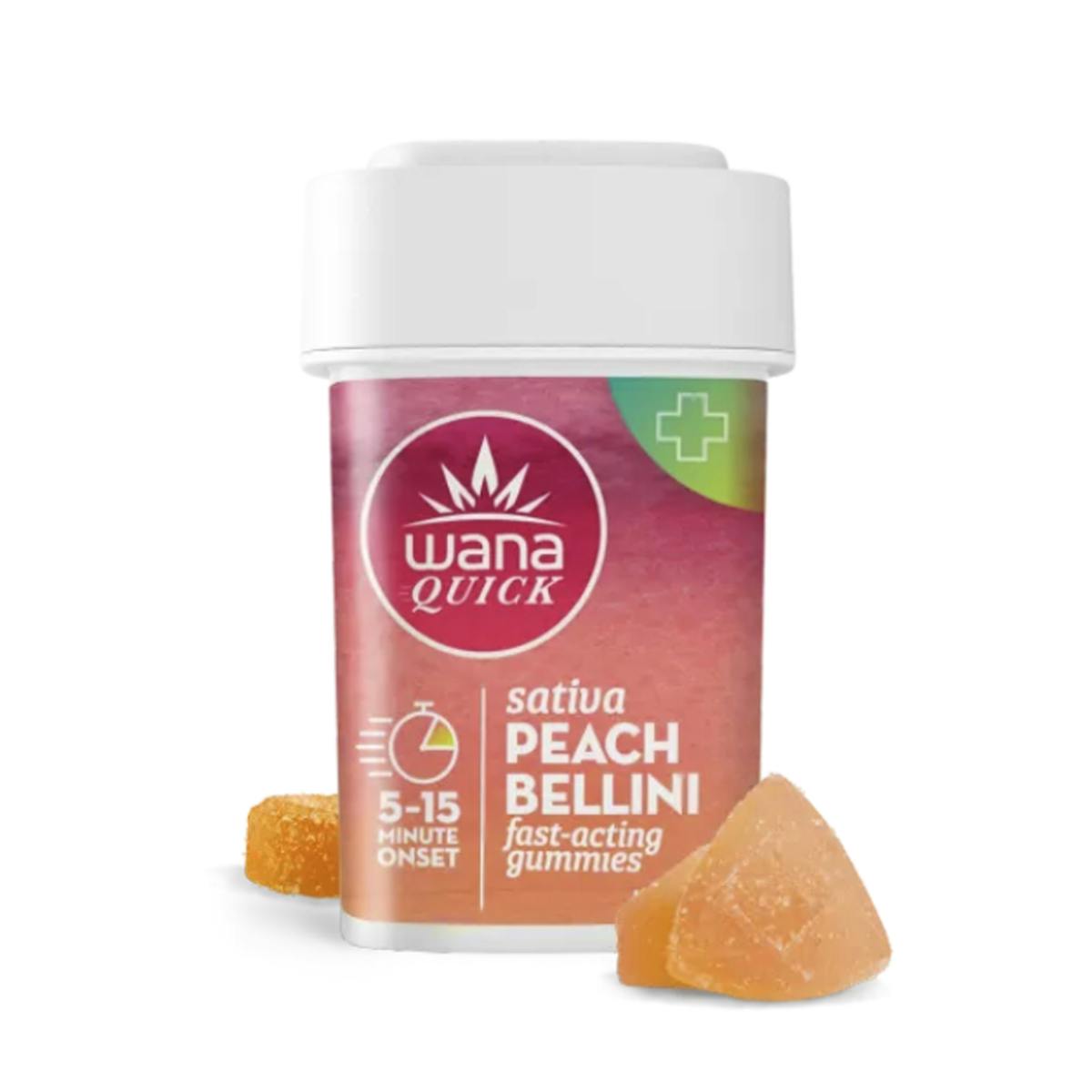 Photo of Peach Bellini Sativa Gummies – 100mg