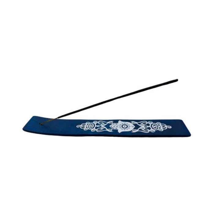 Zenn - incense burners - hamsa and blue