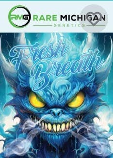 Product: RARE MICHIGAN GENETICS | FRESH BREATH | PRE-ROLLS | 10 x 5G | HYBRID