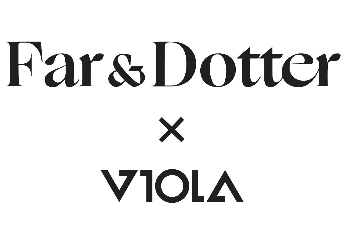 Viola x Far & Dotter logo