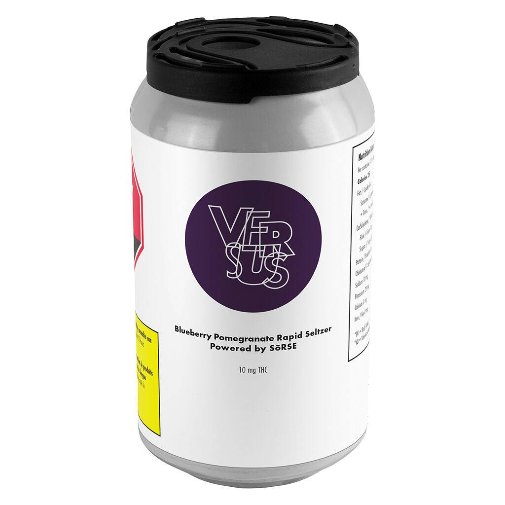 Versus - blueberry pomegranate rapid seltzer - 355ml