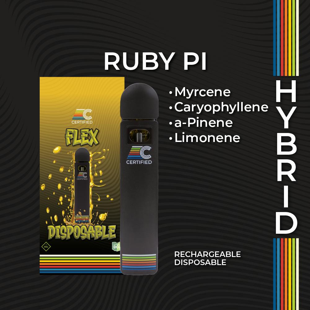 Photo of Ruby Pi – FLEX | 1g Distillate Disposables