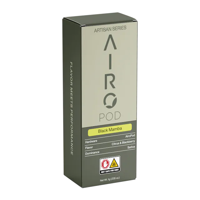 Airo Distillate Pod Black Mamba 1g (sativa, pods)