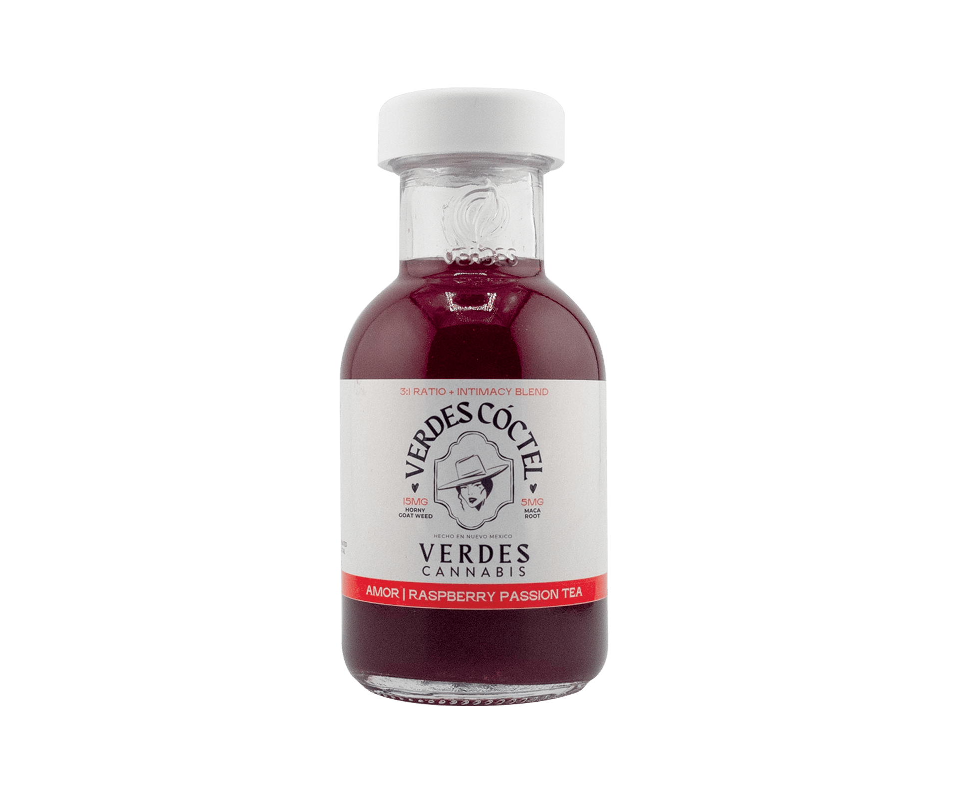 Verdes | 100mg Beverages | 3:1 Raspberry Passion Tea