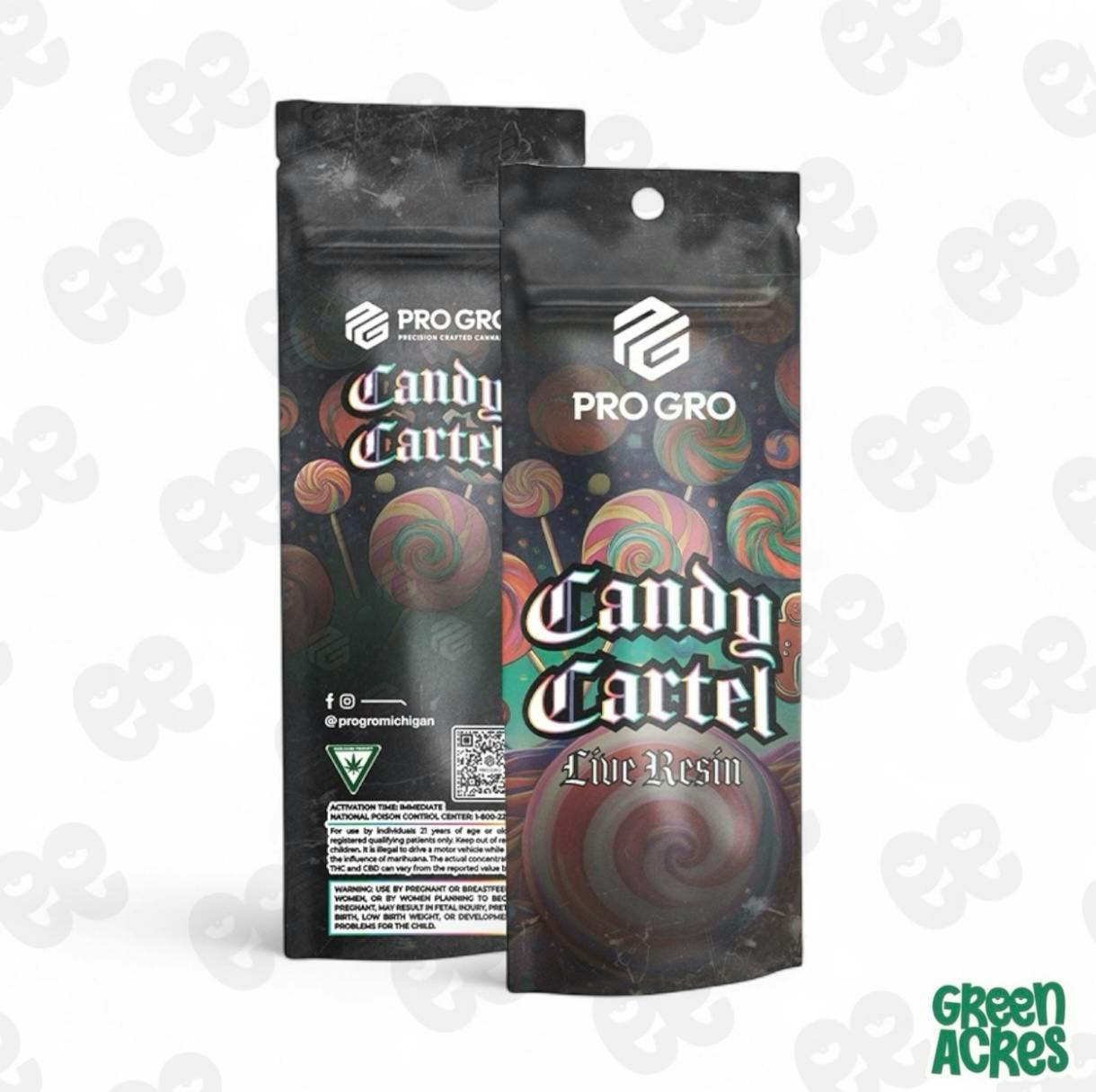 2 for $60 Pro Gro 1G Live Resin Vape Disposable | Green Acres - Detroit